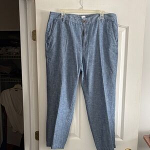 Gap cotton girlfriend khaki pants